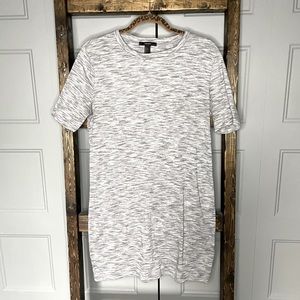 grey tshirt dress, size L, Forever 21